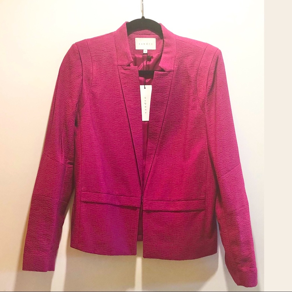 SANDRO PINK BLAZER